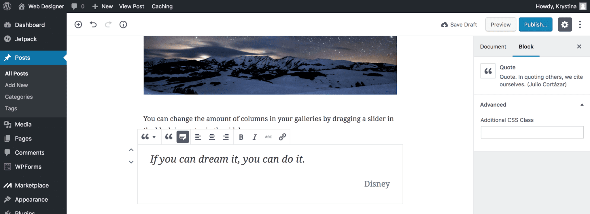 Adding Pull Quotes in Gutenberg (WordPress Guide)