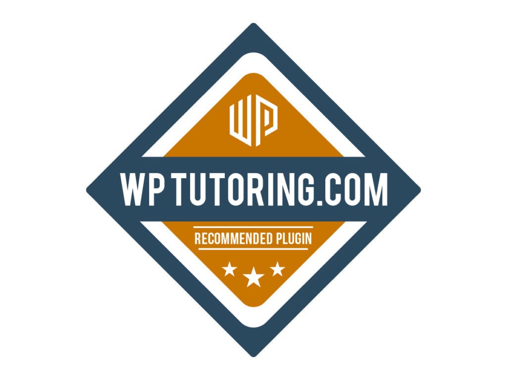 WP Tutoring recommended plugin badge