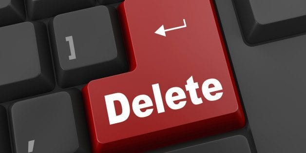 Deleting a menu item in WordPress
