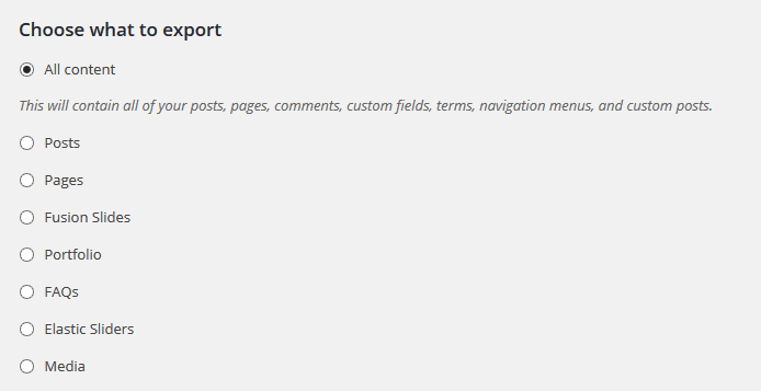 Import and Export