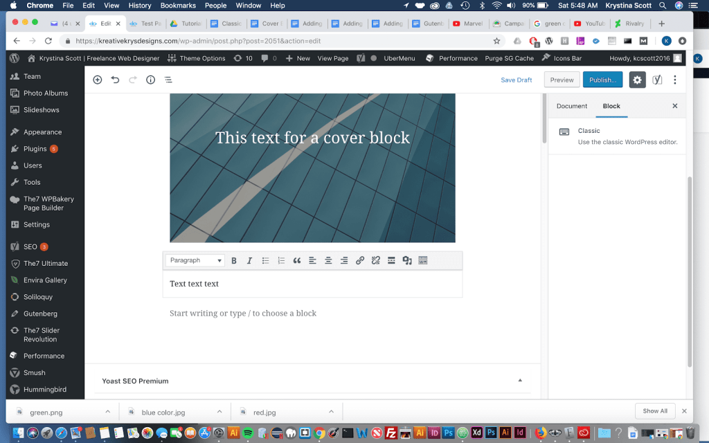 classic block