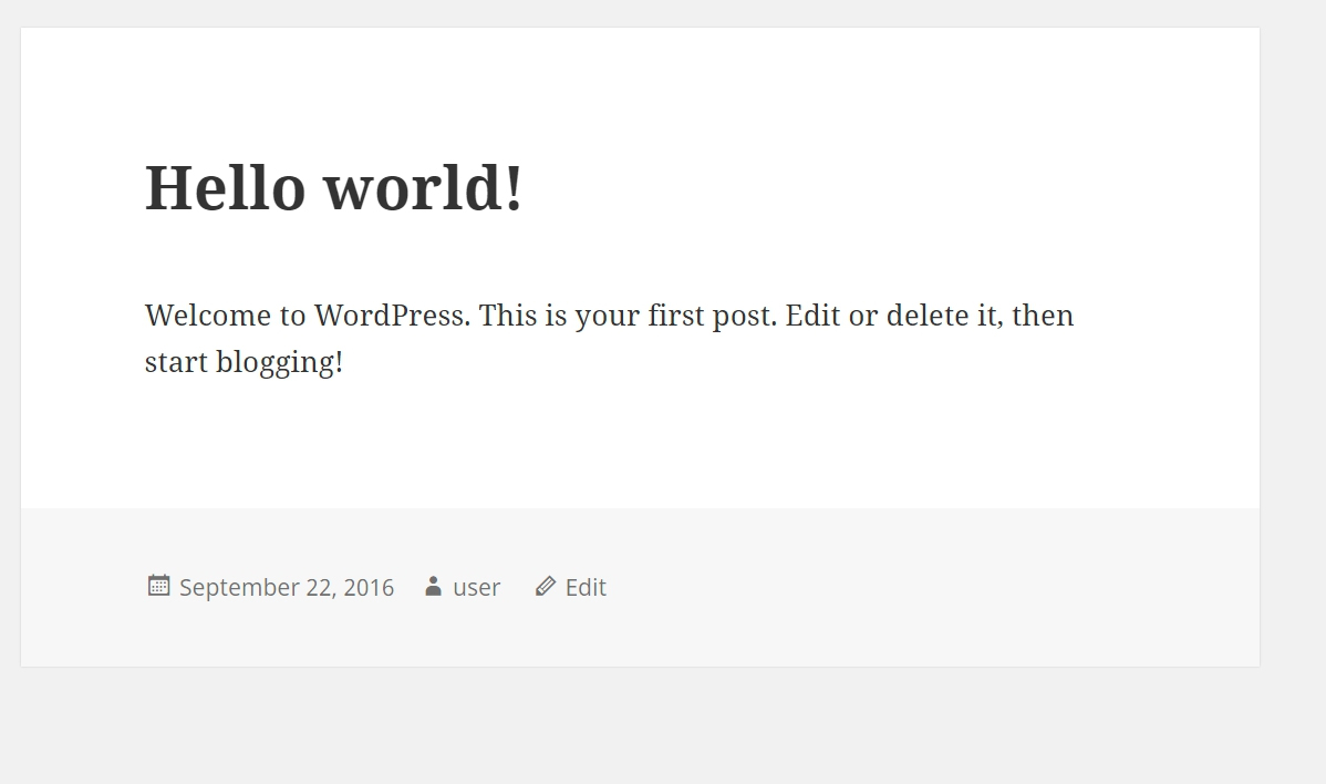 WordPress Comments