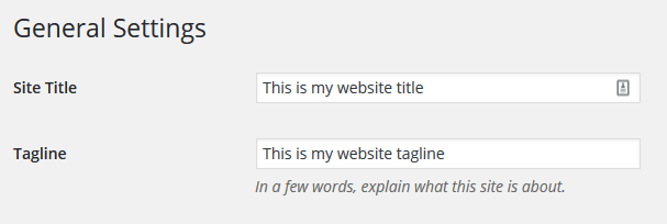 WordPress Tutorial - Updating WordPress site tagline